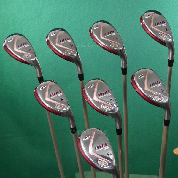 Lady Top Flite AHS Hybrid 3-PW Iron Set Factory Harrison Graphite Ladies w/ HC