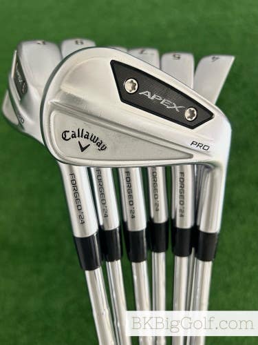 Callaway Apex Pro 24 Forged Iron Set 4-P / NS Pro Modus Tour 130 Extra Stiff