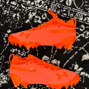 Men's Size M 10.5 Under Armour Spotlight MC Mid Top Molded Cleats (New)