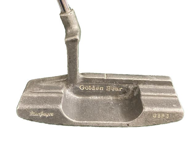 MacGregor Golden Bear GBP3 Oversize Putter RH Steel 35.5" Good Original Grip
