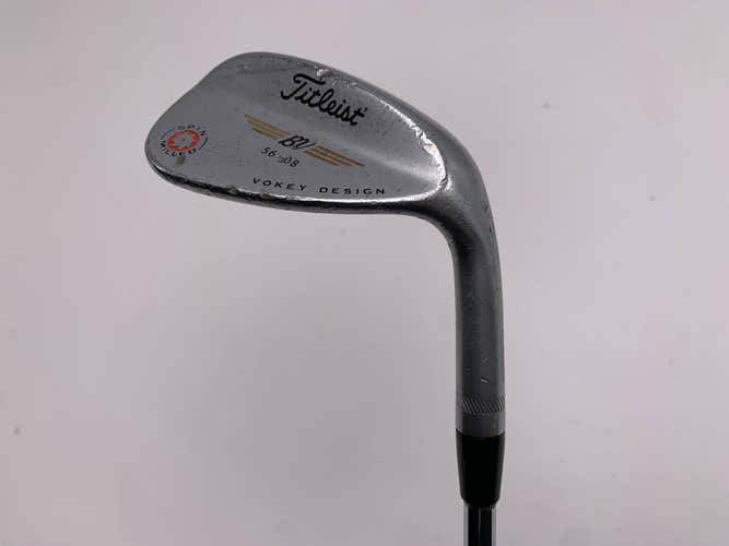Titleist Vokey Spin Milled Chrome 2009 Sand Wedge SW 56* 8 Wedge Steel Mens RH