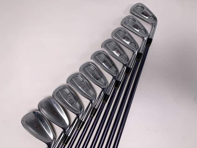 Mizuno T-Zoid Pro Forged Iron Set 3-PW+GW+SW Tour Exsar Senior Graphite Mens RH