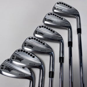 PXG 0311 P GEN2 Chrome Iron Set 5-PW Project X LZ 6.5 125g Extra Stiff RH