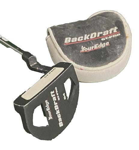 Tour Edge Backdraft GT Pro 04 Mallet Putter Steel 34" RH New Oversize Grip HC