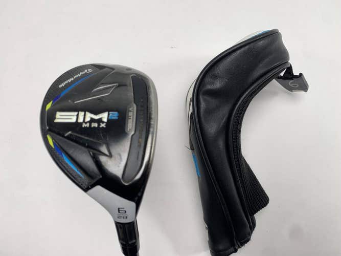 TaylorMade SIM2 MAX Rescue 6 Hybrid 28* Fujikura Ventus Blue 5A Senior RH HC