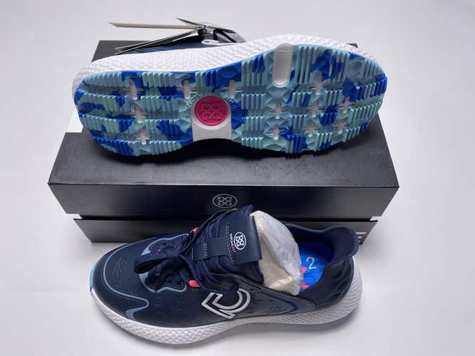 G/Fore Ladies Debossed Skull & T's MG4Xs+ Golf Shoes Blue Womens 9.5 GLF000017