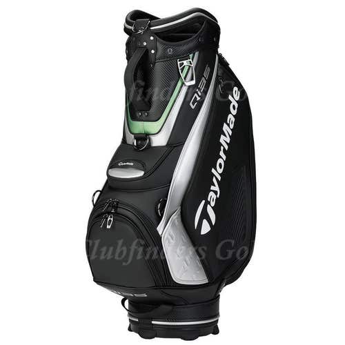 NEW TaylorMade 2025 Qi35 Tour Black/Silver Golf Staff Bag w/ Raincover