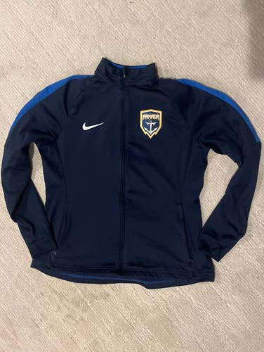 Blue Women's Medium Nike Jacket (Used)