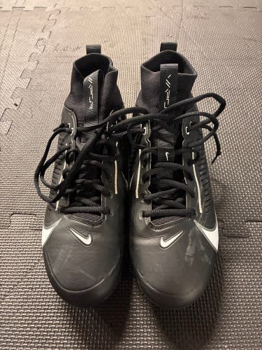 Black Men's Size M 11.0 (W 12.0) Adult Nike Vapor edge pro 360 Molded Cleats Cleats (Used)