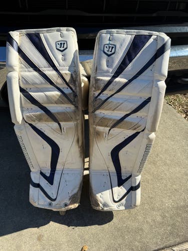 34" Warrior Messiah Goalie Leg Pads Pro Stock (Used)