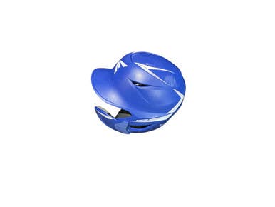 Used Easton W/ CFLAP Batting Helmet w/Mask Royal Blue Fits all 11873-S000229792