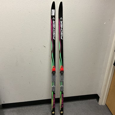 Used Fischer THE REVOLUTION Boys XC Ski/Binding Black And Yellow 147 cm 11855-S000195904