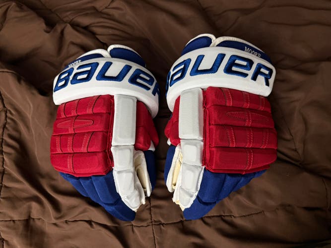 Bauer 4-Roll Pro Gloves 13" Pro Stock (New) Rangers