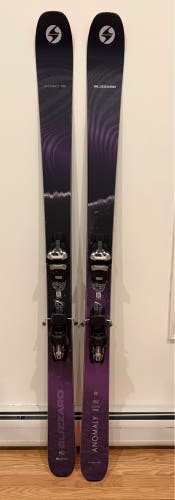 Unisex 2025 Blizzard  Anomaly 102 182cm All Mountain Skis With Bindings Max Din 13 (Used)