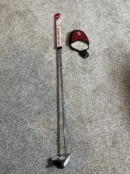 Men's Odyssey Mallet Right Handed White Hot 2-Ball 34.5" Center Shafted