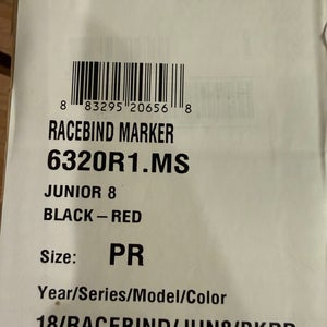 Marker Race 8 JR Racing Ski Bindings 74 mm Brake Width Max Din 8 (New)
