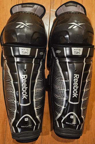 Senior Reebok 5K KFS Kinetic Fit System JDP Quickstrap 13" Shin Pads (Used)