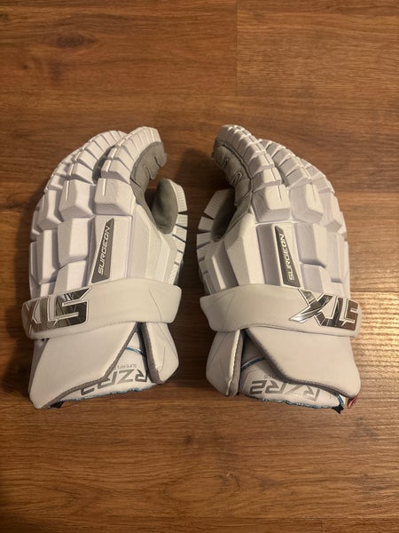 STX Surgeon RZR2 Lacrosse Gloves Large (Used)