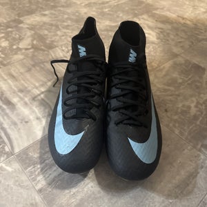 Black Men's Size M 8.5 (W 9.5) Nike Mercurial superfly 9 Cleats (Used)