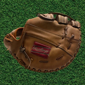 Vintage Rawlings RFM23 “The Mark of a Pro” First Base Mitt – Deep Well Pocket (1970s)