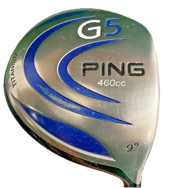Ping G5 460cc Driver 9 RH TFC 100D Soft-Regular Senior Graphite 45 Jumbo Grip