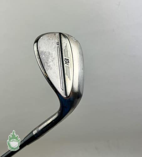 Used Titleist Vokey SM9 M Grind Brushed Steel Wedge 58*-08 Senior Graphite Golf