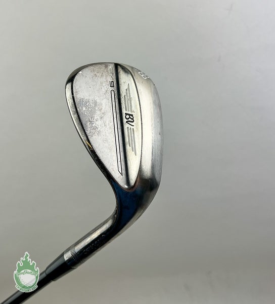 Used Titleist Vokey SM9 M Grind Brushed Steel Wedge 58*-08 Senior Graphite Golf