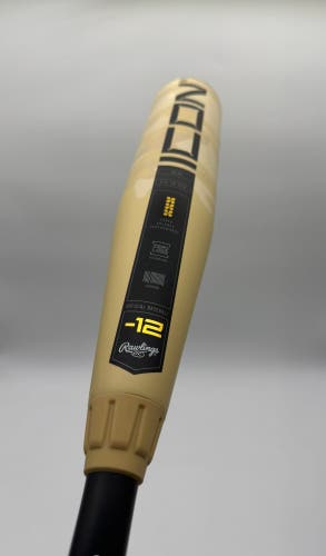 2025 Rawlings Icon Composite USABat Certified Bat (-12) 17 oz 29" (Used)