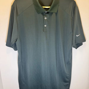 Nike Golf Tour Performance Dri-FIT Polo Shirt Mens XL Green Short Sleeve Swoosh