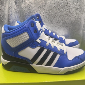 Adidas Neo BB9TIS K Youth Basketball Shoes Blue White Black Size 7Y New w/ Box