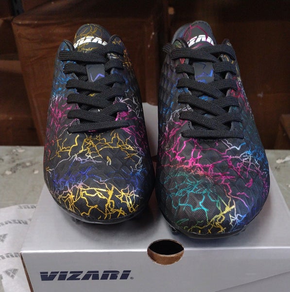 Vizari Zodiac Indoor Soccer Shoes | Synthetic Machine Wash | 1 Little Kid | VZSE93423Y-1