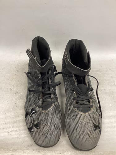 Used Under Armour BASEBALL CLEAT BB/SB Cleats White Senior 8.5 11851-S000042334