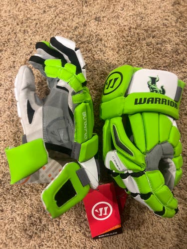 Warrior Burn Pro Custom Lacrosse Gloves Large (New)