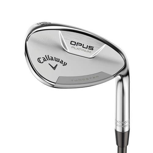 CALLAWAY OPUS PLATINUM CHROME LOB WEDGE 58°-10° (BOUNCE) S GRIND STEEL WEDGE FLEX STANDARD TRUE TEM