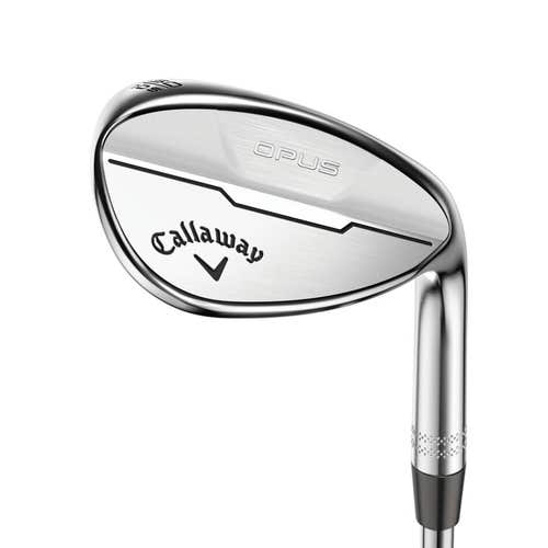 LEFT HANDED CALLAWAY OPUS CHROME LOB WEDGE 60°-12° (BOUNCE) W GRIND GRAPHITE WEDGE FLEX STANDARD US