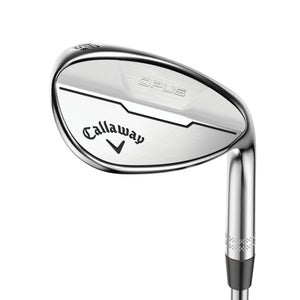 CALLAWAY OPUS CHROME LOB WEDGE 60°-08° (BOUNCE) C GRIND STEEL WEDGE FLEX STANDARD TRUE TEMPER DYNAM