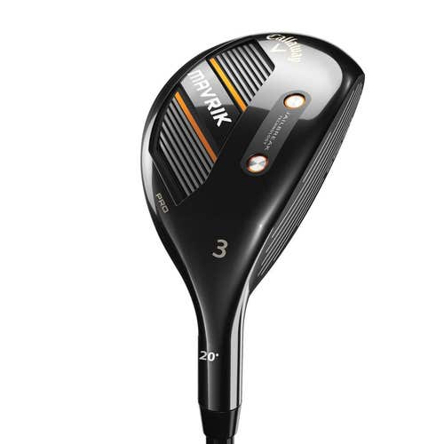 LEFT HANDED CALLAWAY 2020 MAVRIK PRO 3 HYBRID GRAPHITE STIFF STANDARD KBS 70/80 HYB GRAPHITE