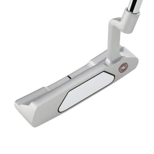 LEFT HANDED ODYSSEY 2023 WH OG ONE CH PUTTER 35 IN ODYSSEY STEPLESS CHROME STEEL