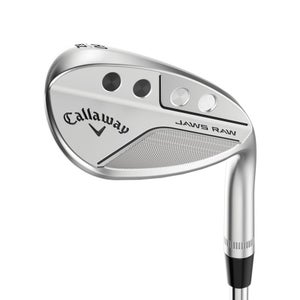 CALLAWAY JAWS RAW CHROME LOB WEDGE 58°-12° (BOUNCE) W GRIND GRAPHITE WEDGE FLEX STANDARD PROJECT X