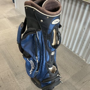 Used Titleist 8 WAY CART BAG Mens Cart Bag Royal Blue 11614-S000229123