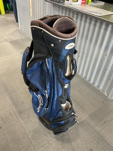 Used Titleist 8 WAY CART BAG Mens Cart Bag Royal Blue 11614-S000229123