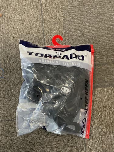 Used Cliff Keen THE TORNADO Wrestling Headgear Black 11614-S000229116