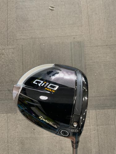 Used Taylormade QI10 Mens Driver RH 9.0 Degree 11614-S000229114