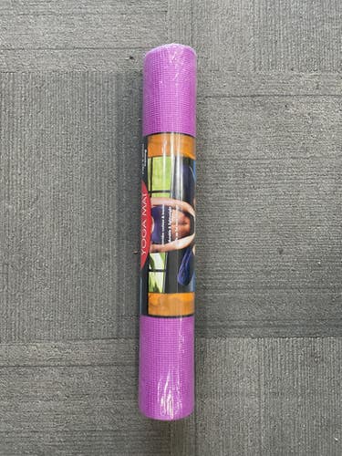 Used PURE FITNESS YOGA MAT Yoga Mat Purple 11614-S000229084