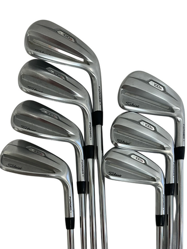 Used Titleist T100S Forged 4-PW RH Mens Iron Set AMTR300 Regular/Steel Shafts 11692-S000145575