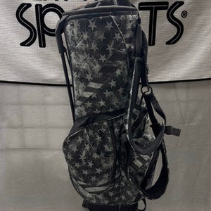 Used Ogio 8 WAY STAND BAG Mens Stand Bag Grey 11490-S000268262