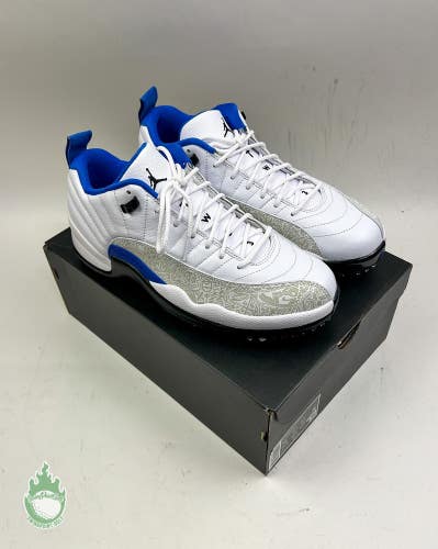 New Nike Jordan XII 12 G NRG P22 Golf Shoes Mens Size US 10 White/Black