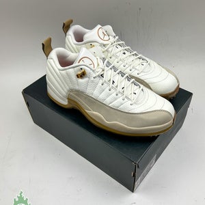 New Nike Jordan XII G NRG U22 Golf Shoes Mens Size US 10 Sail/Black Driftwood