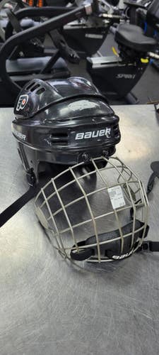 Used Bauer BHH1500S Helmet Cage Combo Black MD 11497-C000154912