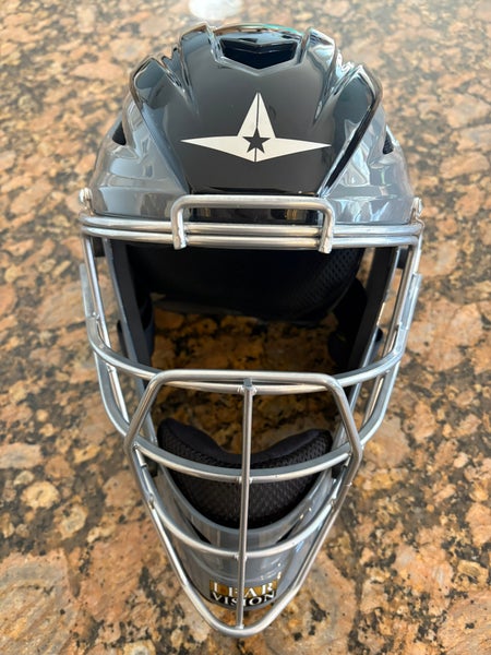 Youth All Star MVP2510 Catcher's Mask Black and Gray